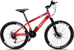 Colli Bike, Bicicleta Monaco, Aro 26, Freios a Disco, 21 Velocidades, Alavanca Rapid Fire 3/7V, Pedivela Triplo Aço, Selim Veloce PU C/Carrinho, Guidão Downhill