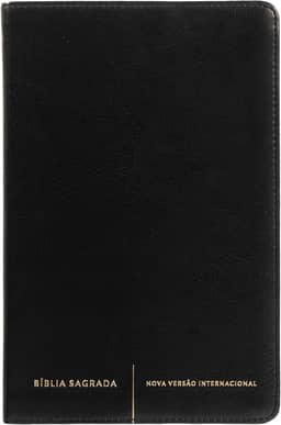Bíblia Sagrada Slim NVI, Luxo, Capa Preta