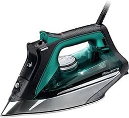 Rowenta Ferro A Vapor Com Base De Aço Inoxidável Pro Master Para Roupas, 210 G/Min, 400 Furos Microvapor, Algodão, Lã, Poliéster, Seda, Linho, Náilon, 1775 Watts, Vaporizador Potente Dw8360