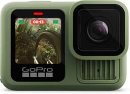 GoPro HERO13 Black em Verde Floresta Edição Limitada - Câmera de ação à prova d'água 10m, 5.3K60, HLG HDR, 27MP, HyperSmooth 6.0, GPS, Wi-Fi 6, Detecção Automática das lentes HB-Series