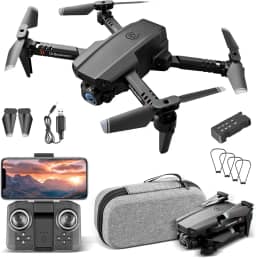 Drone Com Camera Drone Profissional 1080p HD 4K Câmeras FPV Mini Controle Remoto DroneQuadcopter Dobrável Com Bolsa De Transporte LS-XT6