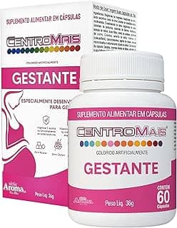 Centromais Gestante - Saúde para Grávida e Bebê - Suplemento 60 Cápsulas