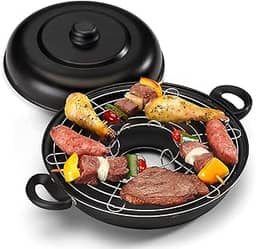 Churrasqueira de Fogão Sem fumaça Assadeira Pizza e Grill