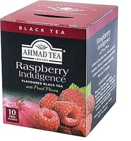Ahmad Tea London Chá Preto Raspberry Indulgence 10 Unidades De 20G