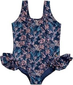 Maiô INFANTIL Praia Babadinhos Coral Proteção Uv 50+ She