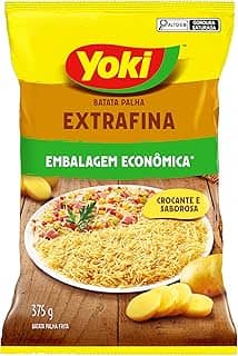 Batata Palha Frita Extrafina Yoki Pacote 375g Embalagem Econômica