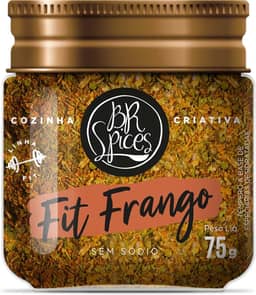 Tempero para Frango Zero Sódio BR Spices Fit Pote 75g