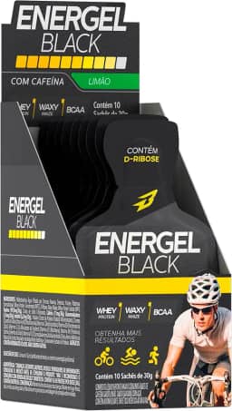 Energel Black 10 Sachês Sabor Limão Bodyaction