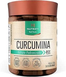 Nutrify - Curcumina 30 Cápsulas - Suplemento com Cúrcuma - Antioxidante e Benéfico para Saúde Articular