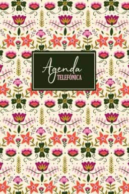 Agenda Telefónica: Organizador de Direcciones, Teléfonos y Emails | Encabezado alfabeto | Notebook con más de 400 espacios para guardar contactos