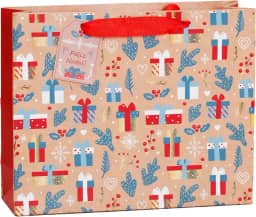 Caixa Sacola horizontal Papel Presentes Natal