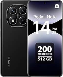 Smartphone Xiaomi Redmi Note 14 Pro 5G Midnight Black (Preto) 12GB RAM 512GB ROM NFC [ 24090RA29G ]