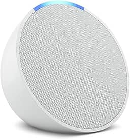Echo Pop (Geração mais recente) | Smart speaker compacto com som envolvente e Alexa | Cor Branca