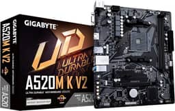 PLACA MAE GIGABYTE A520M K V2 (REV. 1.0) CHIPSET AMD A520 AM4, MATX, DDR4 - A520M K V2 1.0