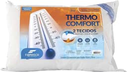 Travesseiro Gelado Frio Lavável Thermo Comfort - Ideal p/Fronhas 50x70cm - Fibrasca, Branco