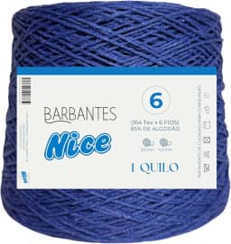 Barbante Parafinado Colorido Para Crochê Fio 6-1kg (ROYAL)