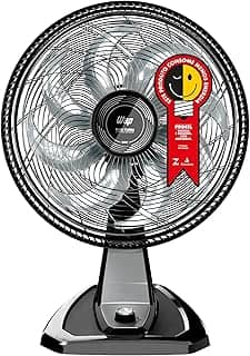 WAP Ventilador de Mesa e Parede 50cm FLOW TURBO, Tecnologia Silenciosa e Econômica, 8 Pás e 3 Velocidades, 180W 127V