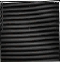 Persiana para Janela com Lâminas Horizontais de PVC 25mm L 1,60 x A 1,60 m Preta