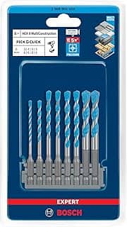 Bosch Jogo de Brocas EXPERT HEX-9 MultiConstruction Ø 3-4-5-5-6-6-8-8 mm