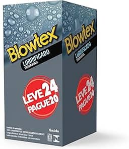Blowtex Lubrificado Leve 24 Pague 20 unidades