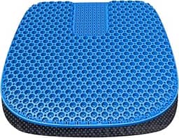 EVEME Almofada de assento grande melhorada em gel com capa antiderrapante, almofada de assento refrescante, almofadas de assento de cadeira de rodas, para cadeira de escritório, assento