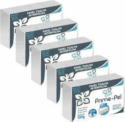 Papel Toalha Interfolha Branco Luxo Banheiro 5000 Folhas