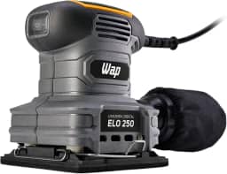 WAP Lixadeira Roto Orbital ELO 250 com Coletor de Pó Removível, Empunhadura e Base Emborrachada, 110 x 105mm 250W 220V