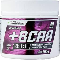 Mais Nutrition BCAA Pó 8:1:1 Sabor Uva 200g