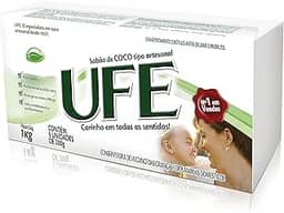Sabão Pedra Coco 5x200g, UFE, Branco, 5X200 g