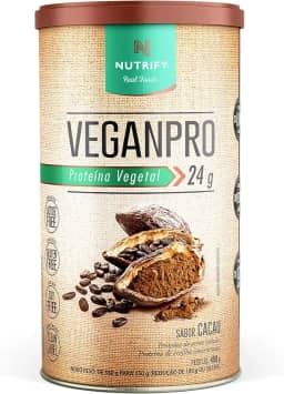 Nutrify - Proteína Vegetal VeganPro - 450g - Cacau