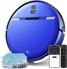 XIEBro Life Combo robô aspirador de pó e esfregão, aspirador de pó robótico autolimpante inteligente 2 em 1 robô aspirador de pó com programação, WiFi/aplicativo/voz, fino, ideal para piso duro