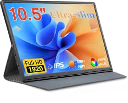Monitor Portátil de 10,5 Polegadas 1920 x 1280p FHD IPS USB-C HDMI Segundo Para Laptop, PC, Mac, Phone, PS, Swich - IPS de Jogos Ultrafino Zero Quadro/Capa