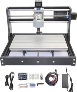 RATTMMOTOR 3018 Pro 3 Eixos GRBL Control DIY Mini CNC Router Machine Kit CNC Fresadora de Gravação Área de Trabalho 30 x 18 x 4,5 cm para Corte Plástico de Madeira Acrílico PVC PCB