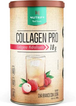 Nutrify - Colágeno Collagen Pro - 450g - Chá Branco com Lichia