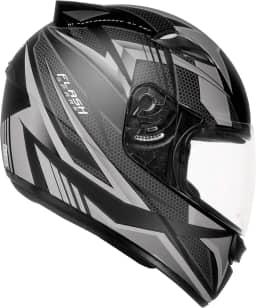 Capacete EBF Capacetes New Spark Flash 60/Preto Fosco/Prata