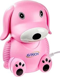 G-Tech Inalador Nebulizador Nebdog Bivolt Rosa