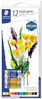 STAEDTLER Tubo de tinta acrílica 8500 C12 quilates - Multicolorido (pacote com 12)
