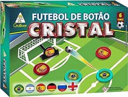 Futebol Botão Cristal com 6 Seleções Sortidos GULLIVER, Multicor
