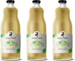 Kit C/ 3 Sucos de Uva Branco Integral Hugo Pietro (1,5 L, SEM GLUTEN)