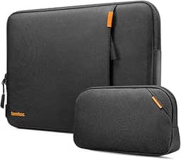 tomtoc Conjunto de capa protetora para laptop 360 para MacBook Air de 15 polegadas M4/A3241 2025, M3/A3114 M2/A2941, MacBook Pro de 15 polegadas A1990 A1707, Dell XPS 15 Plus, bolsa resistente à água