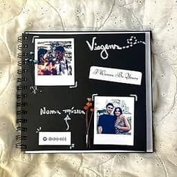 Scrapbook Álbum De Fotos Preto 20 Folhas / 40 Páginas