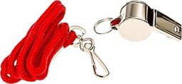 BLARIX Apito de metal Lifeguard Melhores apitos para árbitro técnico (metal e vermelho)