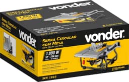 Vonder, Serra Circular Com Mesa, 10", 1.800 W, 127 V~, Scv 1810.
