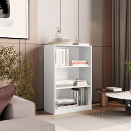 Prateleira Organizadora para Escritório Livros Estudos Start (Branco)