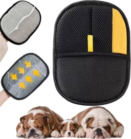 Yostyle Luva eletrostática para remoção de pelos de animais de estimação – Luvas de remoção de pelos eletrostáticas reutilizáveis para sofá, tapete, luva dupla face para pelos de gatos e cães