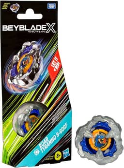 Beyblade X, Pião, Tyranno 9-60GF - Conjunto de Brinquedo Tipo Ataque, Giro à Direita, Booster Pack - A partir de 8 Anos