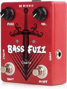 Caline Pedal Cp-82 Bass Fuzz Com Efeito Boost True Bypass 9V