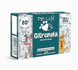 Sabonete Citronela Pet Life Cães e Gatos 80 g