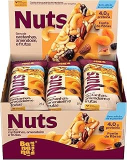 Banana Brasil - Barra De Castanhas Nuts Frutas - (12 Unidades com 25g)