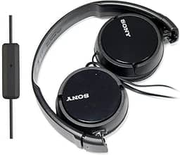 Sony Over Ear Melhor Estéreo Extra Bass Fones de Ouvido Portáteis Fone de Ouvido para Apple Iphone Ipod/Samsung Galaxy/Mp3 Player/3,5 Mm Jack Plug Celular com Microfone (Preto)
